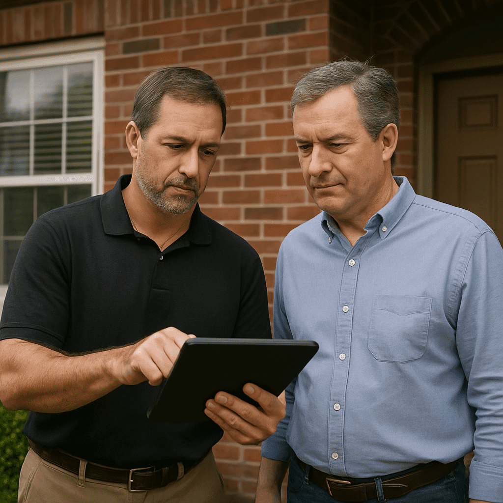 Home inspection report review in Lowell AR